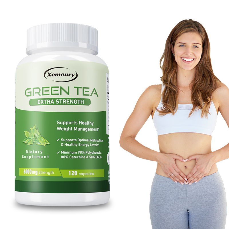 Green Tea Extract Fat - Kapsul Teh Hijau - Meningkatkan Metabolisme,