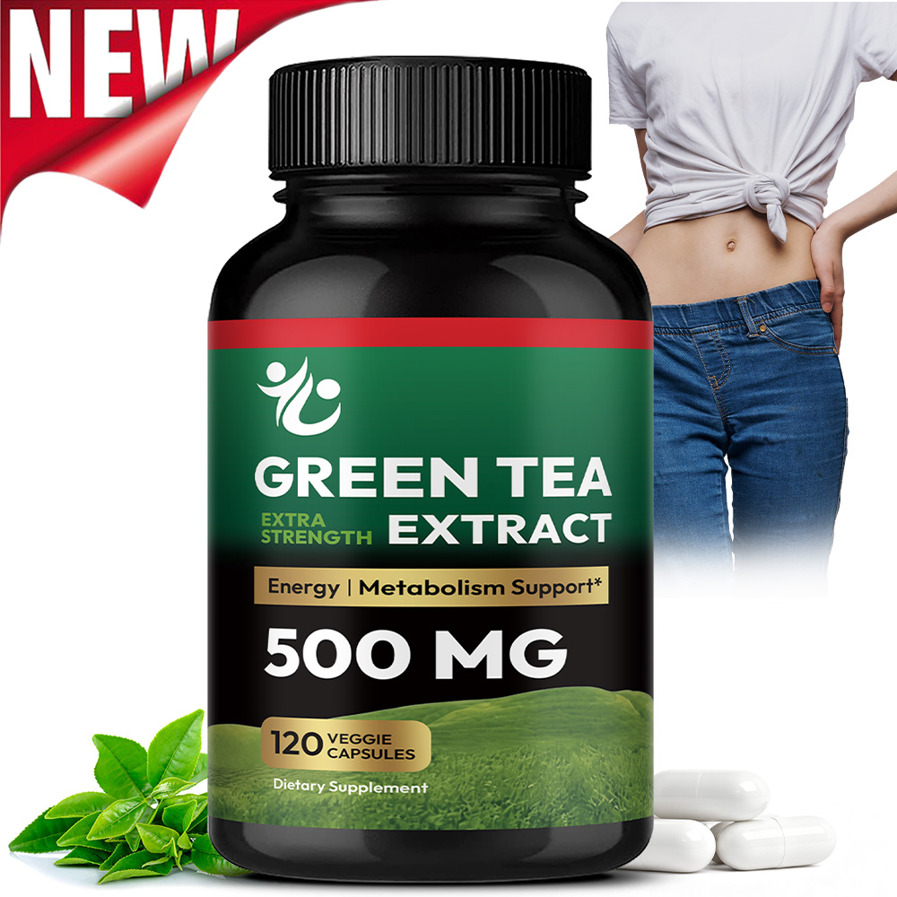 Green Tea Extract Fat - Kapsul Teh Hijau - Meningkatkan Metabolisme,