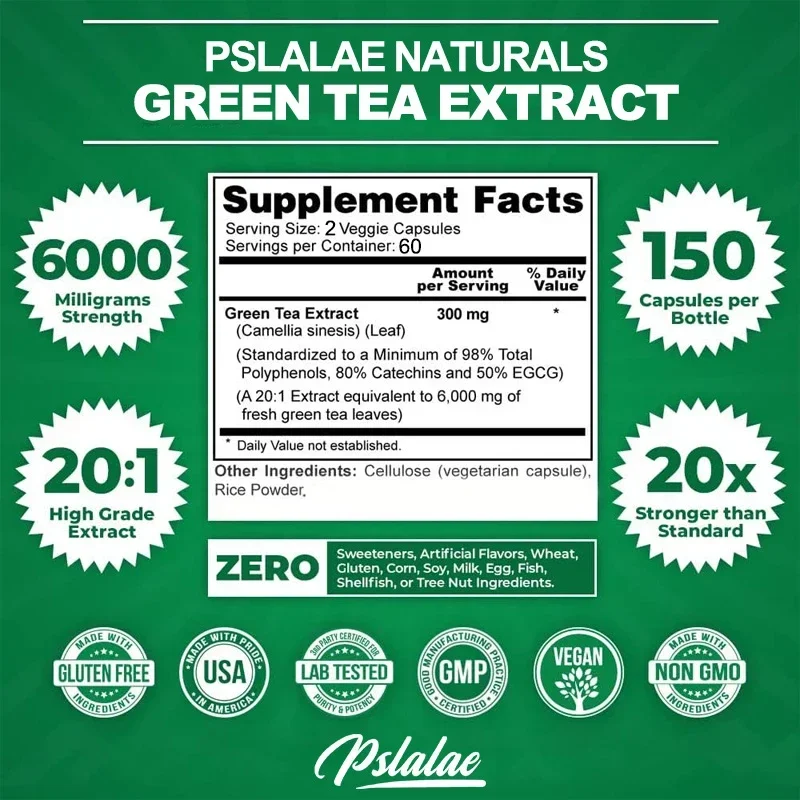 Kapsul Ekstrak Teh Hijau - Men - Green Tea Extract Fat ulasan dan harga