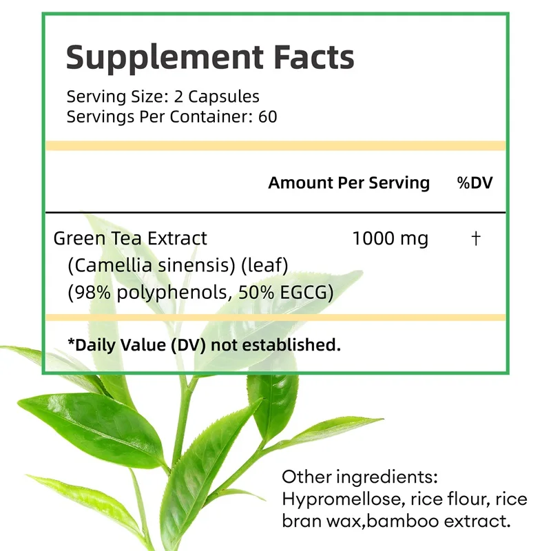 Ekstrak Teh Hijau - dengan 98% - Green Tea Extract Fat ulasan dan harga